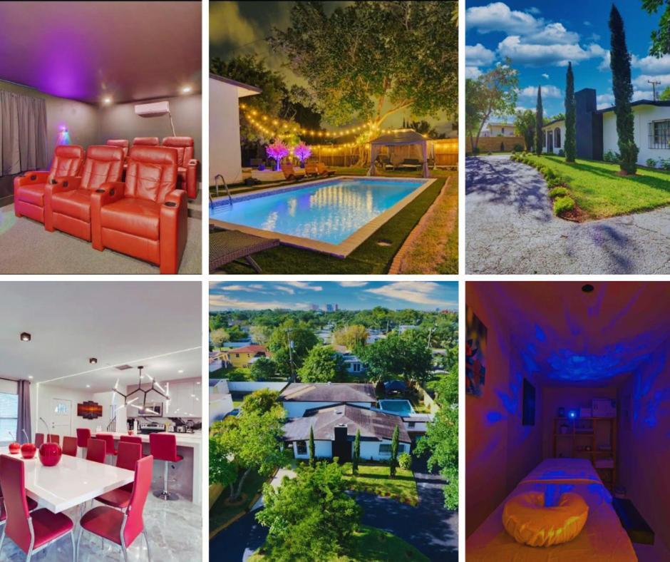 Flaming House With Cinema, Pool & Chill Area Vila Miami Exterior foto